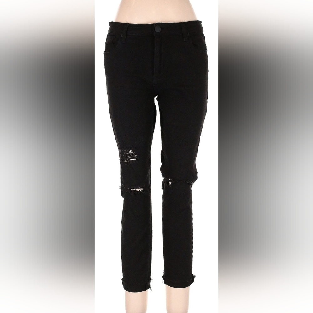 STS Blue Ashley High Rise Distressed Jeans In Black Sz 29